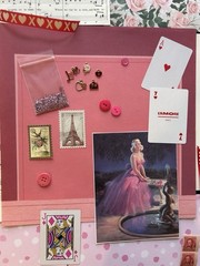 Junk Journal 80+ pieces Red Pink Love Curated Lot Unique Book Pages & more