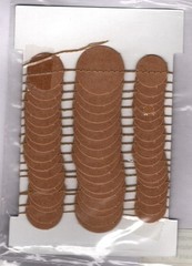 NATURAL CIRCLE PAPER RIBBON (3YDS) scrapbooks CRAFTS journals party banners