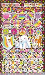 Lisa Frank Sticker Book 600 Stickers ~ Qty 1