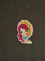 Kawaii Mermaid Sticker’s. 5 Pack