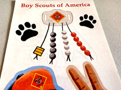 It Takes Two Tiger Cubs Boy Scouts Sticker Sheet 5×12 Vintage 2004 Scrapbook NOS