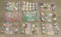 NEW PaperKumaCo (40) Mini Sticker Sheets Paper Kuma Co PKC Stickers