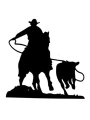 COWBOY/ COWBOY’S RIDING, ROPING, & HANGING w/ FRIENDS SILHOUETTE DIE CUT/ CUTS