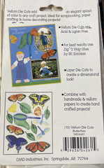 PAPER REFLECTIONS VELLUM DIE CUTS 15 Butterflies