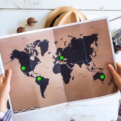 Removable Fluorescent Green Sticker Dots 3/4 Inch | Round Labels for Color Codin