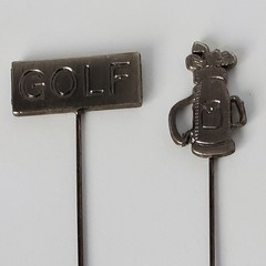 Vintage Golf Stick Pins/Picks Scrapbooking Altered Art Junk Journals Hats Retro