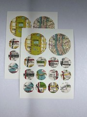 Cavallini & Co. New York City Vintage Sticker Set, Assorted