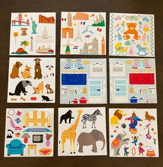 Vintage Mrs. Grossman 6″ x 6″ sticker sheets *U CHOOSE*