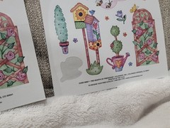 Vintage Current Inc. «The Hearth Of Friendship» 90’s Sticker Sheet Garden Flower