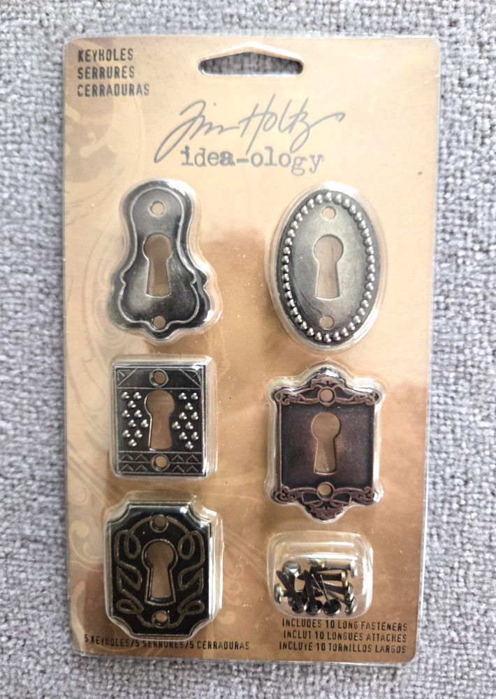Tim Holtz Idea-ology Keyholes & Long Fasteners Advantus Corp New
