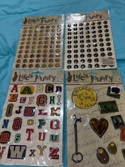 K&Company Stickers & Metal Art lot (see description for details)