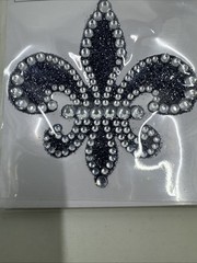 The Paper Studio Fleur De Lis Adhesive Gems 1 Piece