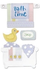 BATH TIME Baby Child Rubber Duckie Soap Towel Bubbles Paper Bliss Stickers