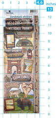 Cardstock Sticker Sheet for Crafts, Scrapbooking & Collecting – Yellowstone Park