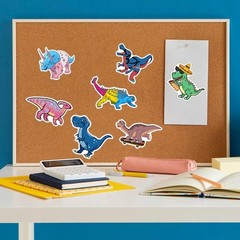 100PCS Colorful Waterproof Dinosaur Stickers – Perfect Party Supplies & Rewards