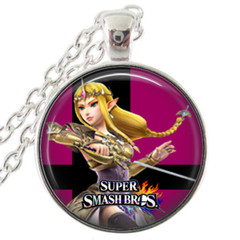 Zelda Silver Bezel Necklace