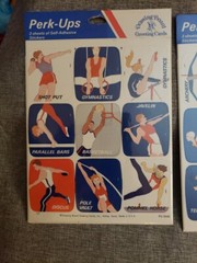 Perk-Ups 1983 Olympics Stickers 2 Packages NEW!