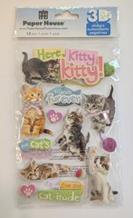 Cat Kitten Kitty Pet Scrapbooking Stickers By Paper House