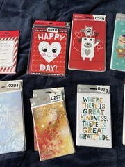 Mixed Lot cards, gift bags, card holder, name tags