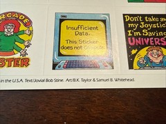 VTG 1984 Scholastic Book Club Sticker Sheet Pac Man Pickles Video Games RL Stine