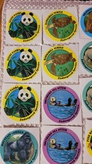 Vintage 1994 Special Expressions Endangered Species 32 Stickers Panda Seal Frog