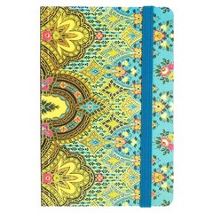 Punch Studio Pocket Journal Notebook, Geometric Pattern, Turquoise Blue