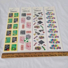 VINTAGE 1990s FMI Frances Meyer Stickers 4 Packages Scrapbooking Collection