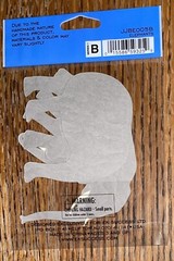 RARE Jolees Elephants Mom Or Dad & Baby Zoo Safari Jungle Animals 3D Stickers