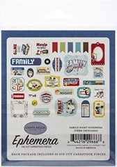 Carta Bella Ephemera Icons, Family Night
