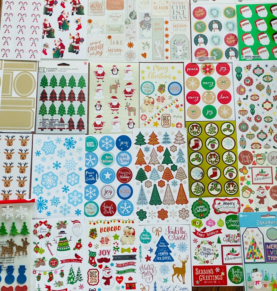 STICKERS IN BULK Gift Set Christmas Stocking stuffers 399+ Wholesale Sticker Lot
