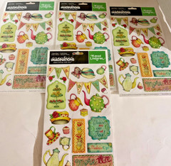 Assorted Karen Foster Design Scrapbooking Stickers Collection 10 Sheets Themed