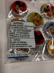 Disney Mickey and Friends Bottle caps scrapbooking stickers New Party Decor
