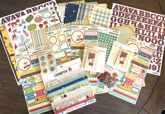 October Afternoon «Campfire» – RARE COLLECTORS Sticker & Embellishments