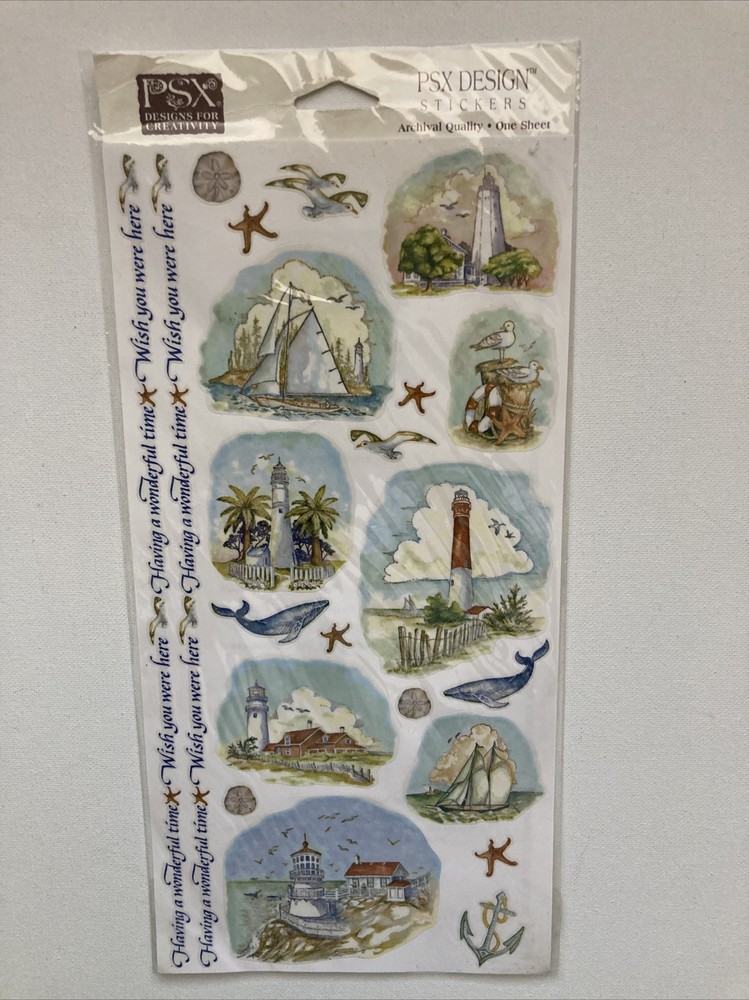 *New* 1 Sheet- PSX OCEAN VIEW SH6024- STICKERS