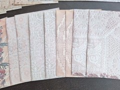100 Pc Ephemera Paper Pack Rumoured Flower Letter Lace Dances