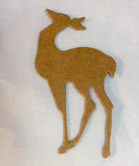 Tim Holtz Die Cuts * Reindeer Flight * Ten Sets * White or Kraft Cardstock