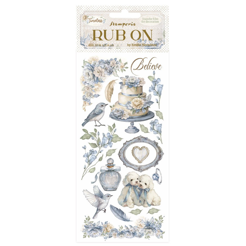 Stamperia Rub-on – Timeless Cake, DFLRB164