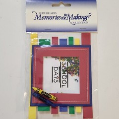 NEW Scrapbook SCHOOL Themed Stickers Charms Words Tags Shaker Box Rub-ons -G