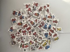 Vintage 1980s 3D Googly Eyed Puffy Stickers Vending Machine Lot Of 130