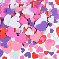 350 Pcs Foam Heart Stickers Colorful Self Adhesive for Valentine’S Day Decor