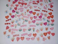 168 Mother’s Day Dimensional 3D Foam Sticker Lot Classroom Craft Stickers
