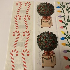 Mrs. Grossman’s & Sandy Lion LOT of 7 Sheets of Vintage Christmas Stickers!