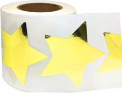 Foil Gold Star Stickers, 2 Inch Glitter Metallic Stars Self Adhesive Labels – Sh