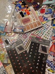 Scrapbooking Mixed Lot of Stickers Die Cuts Chipboard No Bunny Jolee’s Colorbok