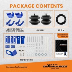 maXpeedingrods 5000 lbs Rear Air Suspension Bags Kit for Toyota Tacoma 2WD 4W…