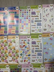 Hallmark Y2K 2000s Sticker Lot 59 Sheets Vintage Mostly New