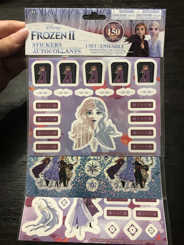 Disney Frozen 2 – 150 Stickers – Anna, Elsa, Olaf Stickers