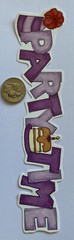 PARTY BAG FRIEND Die-Cut Set (7pc)My Mind Eye•Sticker•Party •Frame•Confetti•Cake