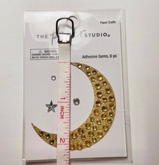 Moon & Stars Rhinestone & Glitter Adhesive Gems/Sticker Bling/Embellishment
