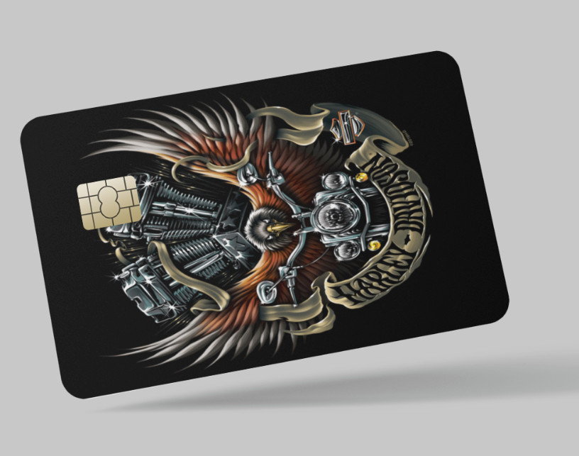 MOTORCYCLE , 2 pc credit card skin & DEBIT CARD,TROLLEY & GYM